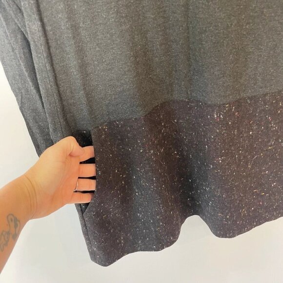 Theory Womens Pullover Wool Blend Long Sleeve Tunic Sweater Dress Black S Lined - Picture 3 of 8